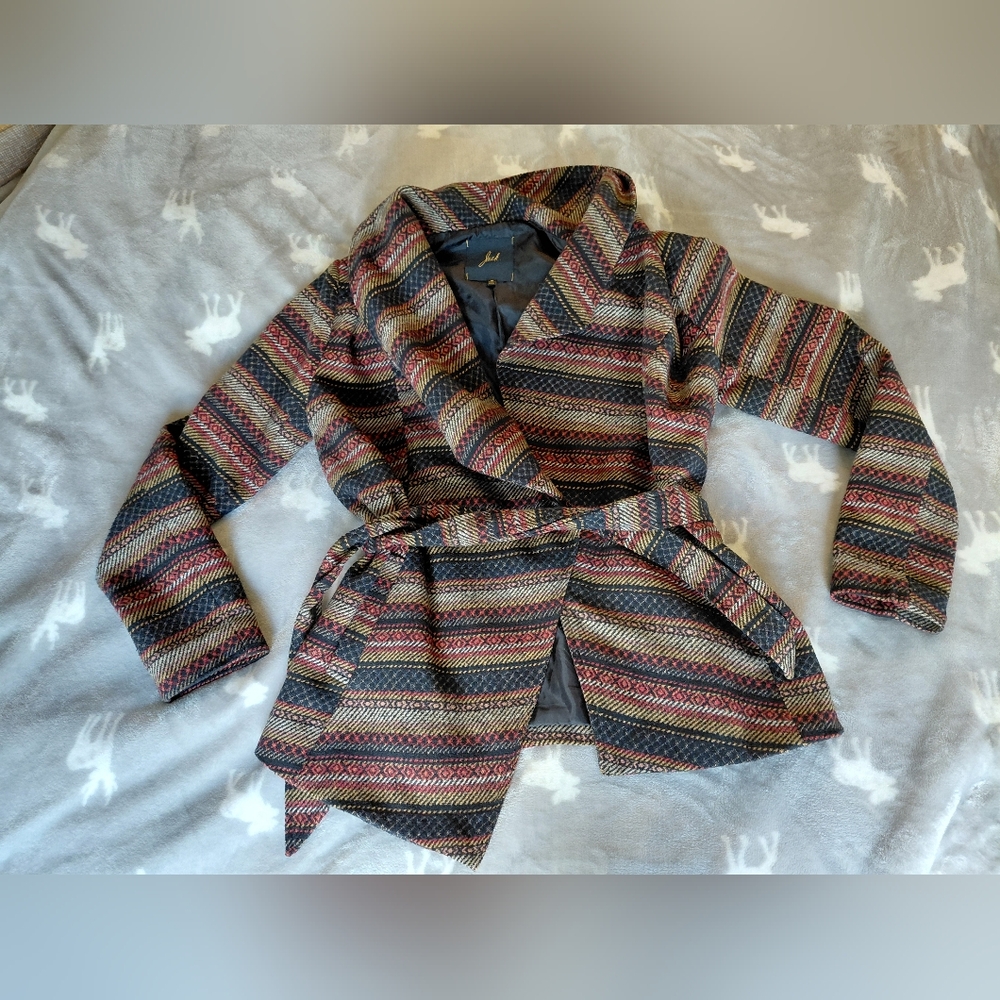 BB Dakota, Jack Label Wrap Tie Jacket